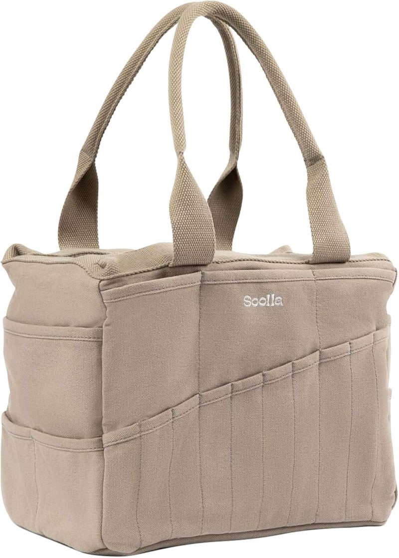 Soolla Studio Bag - World's Most Loved Art Supply & Pottery Tool Bag, Machine Washable, Over 30 Pockets, 10 Premium Colors, Quick-Dry Canvas, Organizer for Crafts, Sewing, Knitting, Adults, Students, - Image 2